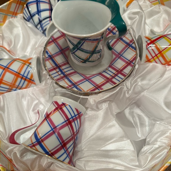 Groovy & Colorful Espresso set. - Picture 6 of 6